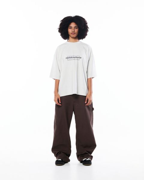 Cold Culture Tribe T Shirt Light Grey | 83190-HNUQ