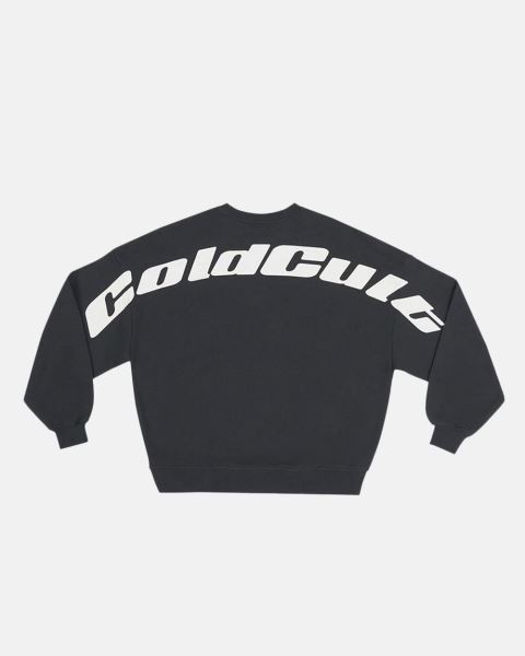 Cold Culture Triple World Crewneck Sweatshirts Yellow | 31846-FQPO