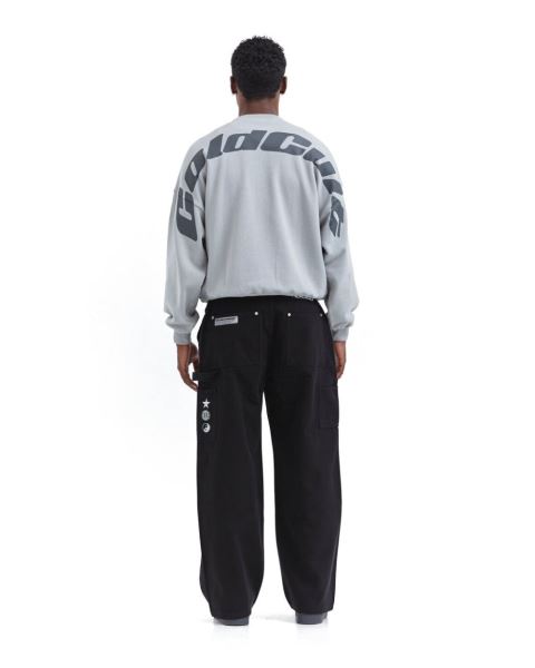 Cold Culture Triple World Crewneck Sweatshirts Orange | 15760-VIYC