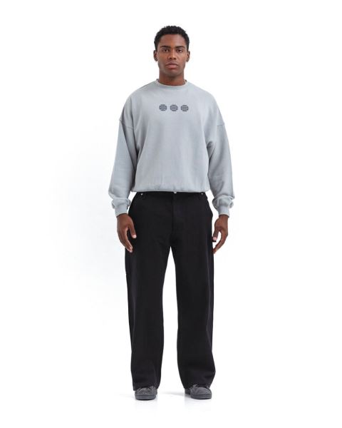 Cold Culture Triple World Crewneck Sweatshirts Orange | 15760-VIYC
