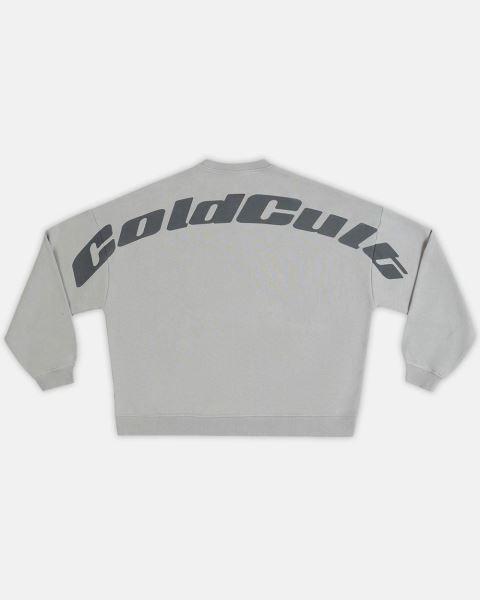 Cold Culture Triple World Crewneck Sweatshirts Orange | 15760-VIYC