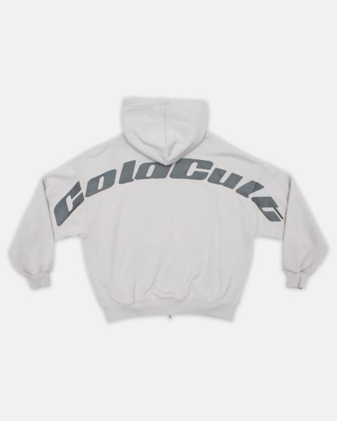 Cold Culture Triple World Zip Hoodie Grey | 69120-KSJO
