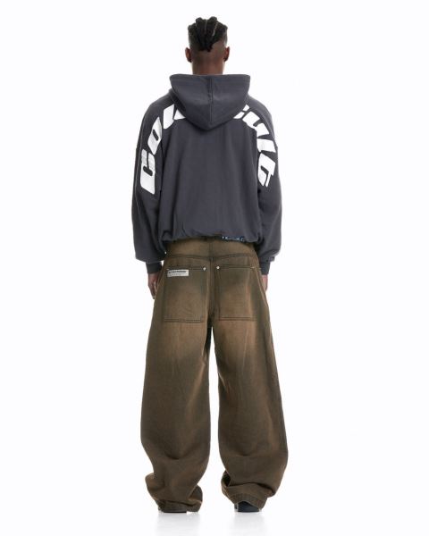 Cold Culture Triple World Zip Hoodie Orange | 90875-BOVU