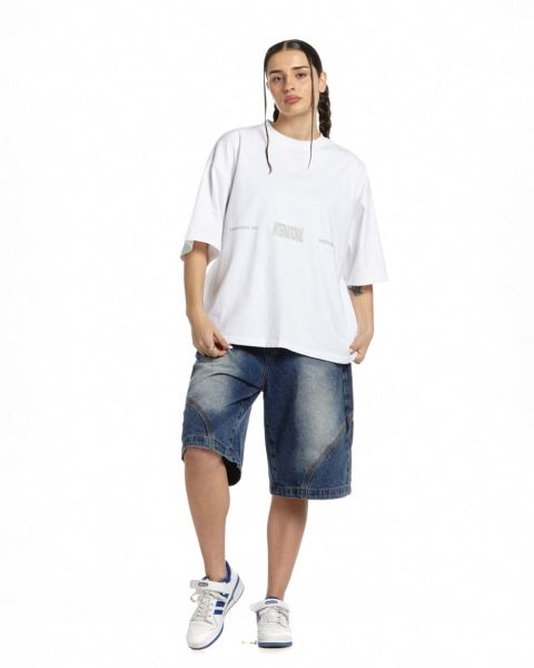 Cold Culture Type Modification T Shirt White | 45132-QPNX