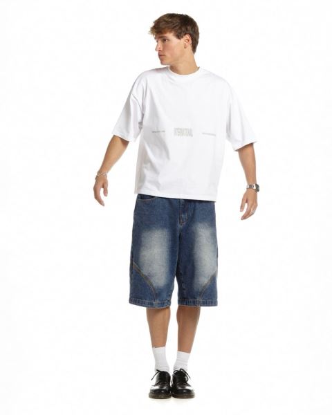 Cold Culture Type Modification T Shirt White | 45132-QPNX
