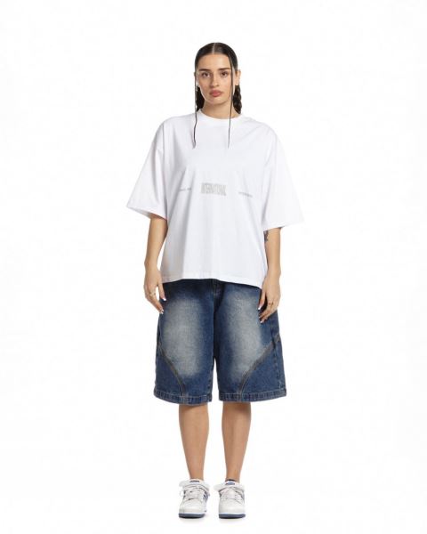 Cold Culture Type Modification T Shirt White | 45132-QPNX