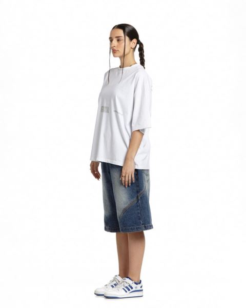 Cold Culture Type Modification T Shirt White | 45132-QPNX
