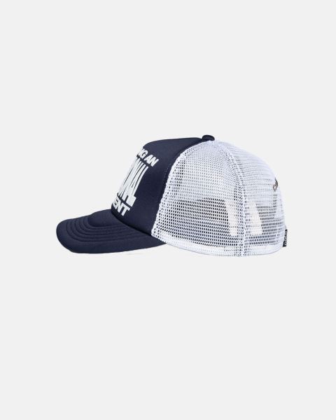 Cold Culture Type Modification Trucker Caps Blue | 27069-LZWD