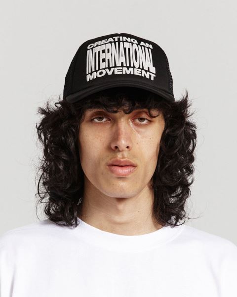 Cold Culture Type Modification Trucker Caps Black | 97814-ADXM