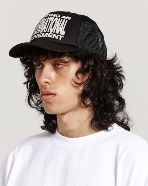 Cold Culture Type Modification Trucker Caps Black | 97814-ADXM