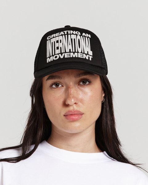 Cold Culture Type Modification Trucker Caps Black | 97814-ADXM