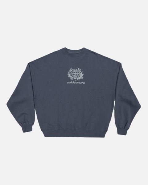 Cold Culture United Crewneck Sweatshirts White | 10849-RSBX