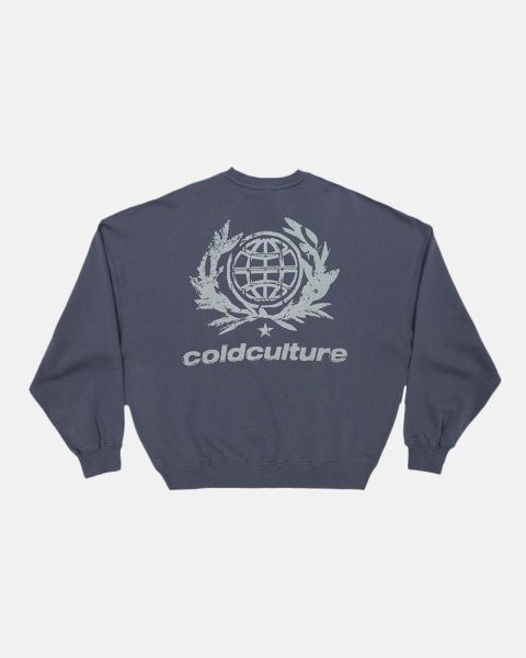 Cold Culture United Crewneck Sweatshirts White | 10849-RSBX