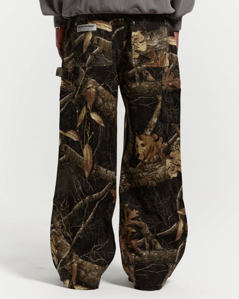 Cold Culture V1 Carpenter Pants Brown Black | 30645-VQGO