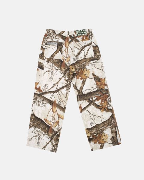 Cold Culture V1 Carpenter Pants Brown White | 37598-WASO