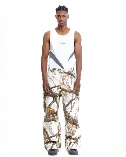 Cold Culture V1 Carpenter Pants Brown White | 37598-WASO