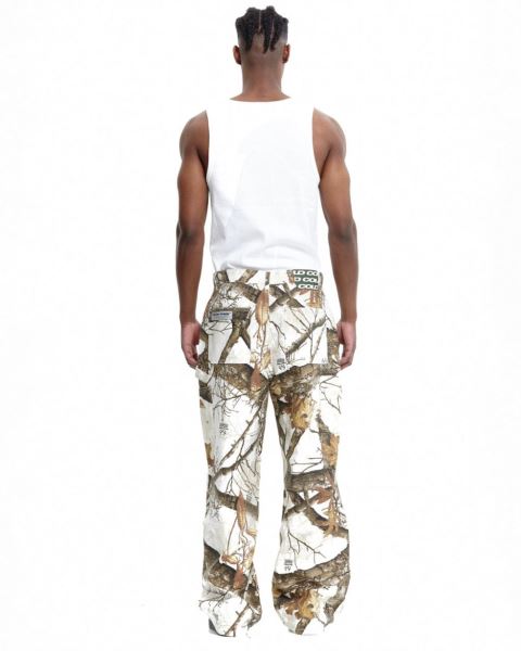 Cold Culture V1 Carpenter Pants Brown White | 37598-WASO