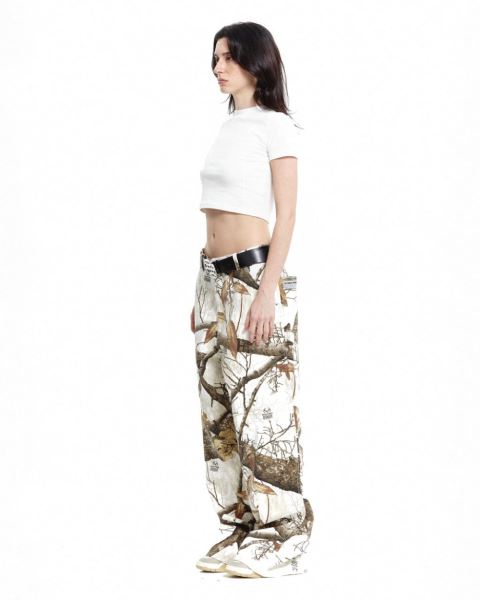 Cold Culture V1 Carpenter Pants Brown White | 37598-WASO