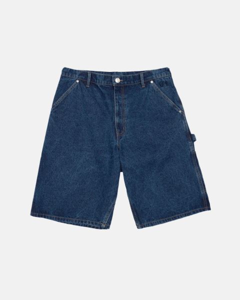 Cold Culture V1 Carpenter Shorts Dark Blue | 13649-BCFZ