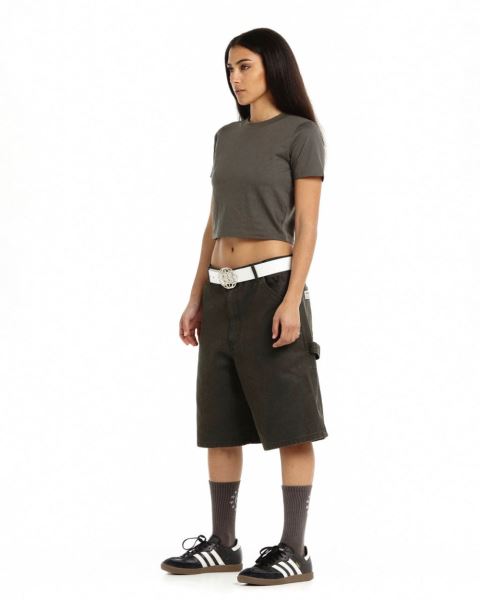 Cold Culture V1 Carpenter Shorts Grey Dark Grey | 86431-NQGT