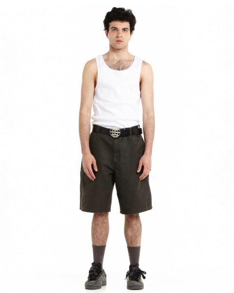 Cold Culture V1 Carpenter Shorts Grey Dark Grey | 86431-NQGT
