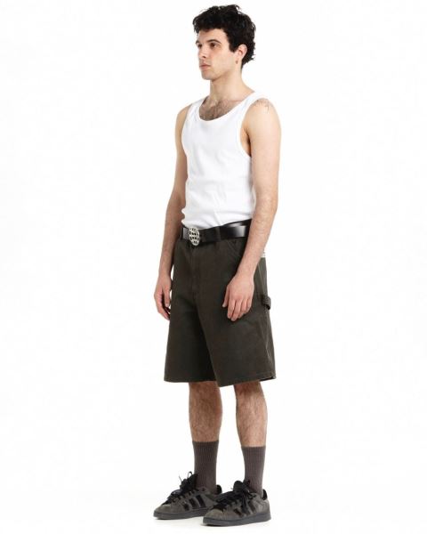 Cold Culture V1 Carpenter Shorts Grey Dark Grey | 86431-NQGT