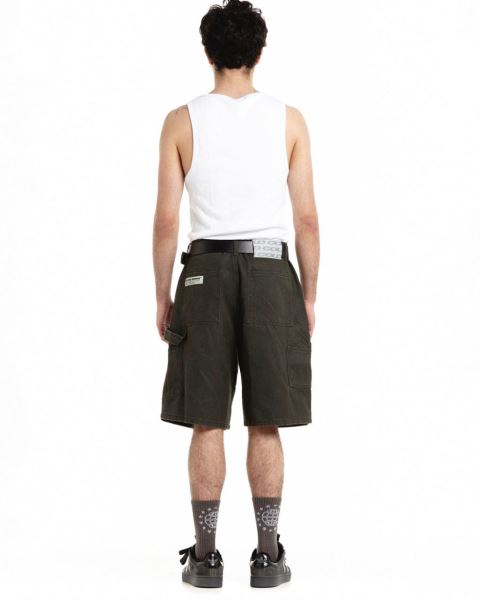 Cold Culture V1 Carpenter Shorts Grey Dark Grey | 86431-NQGT