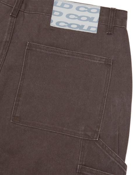 Cold Culture V1 Carpenter Shorts Grey Dark Brown | 60248-CYXT
