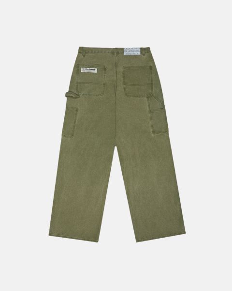 Cold Culture V1 Double Knee Pants Grey / Green | 31057-YPJR