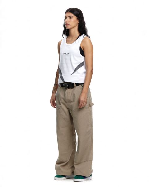 Cold Culture V1 Double Knee Pants Grey / Brown | 81350-RNQI