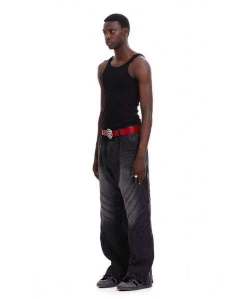Cold Culture V1 Maze Pants Black Blue | 39508-AXZS