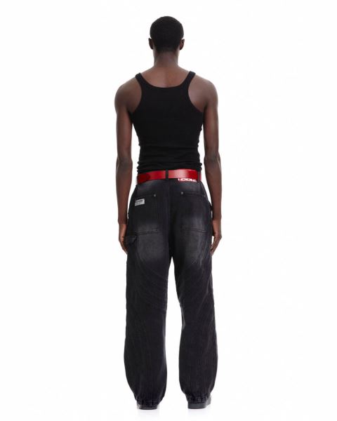 Cold Culture V1 Maze Pants Black Blue | 39508-AXZS