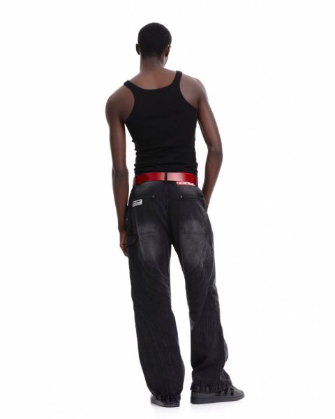Cold Culture V1 Maze Pants Black Blue | 39508-AXZS