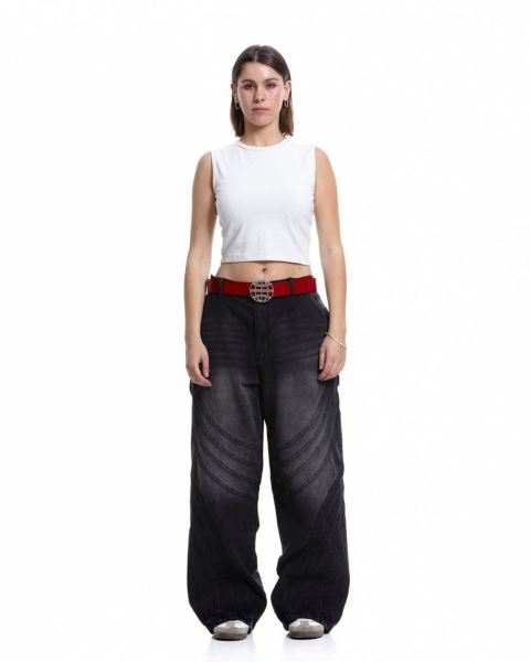 Cold Culture V1 Maze Pants Black Blue | 39508-AXZS