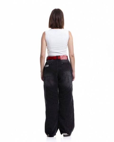 Cold Culture V1 Maze Pants Black Blue | 39508-AXZS