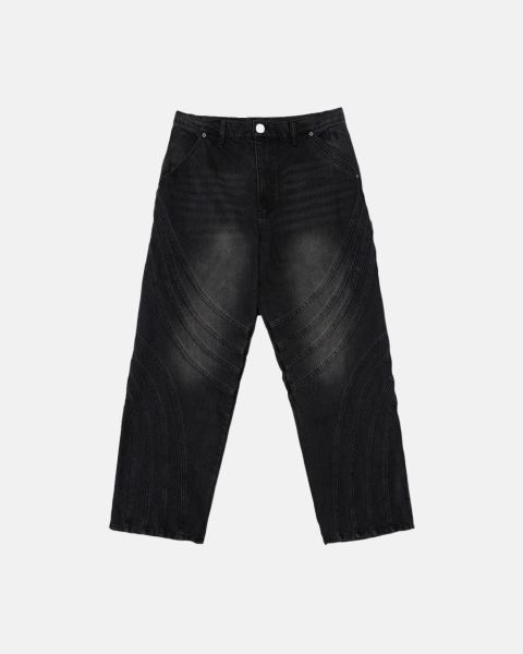 Cold Culture V1 Maze Pants Black Blue | 39508-AXZS