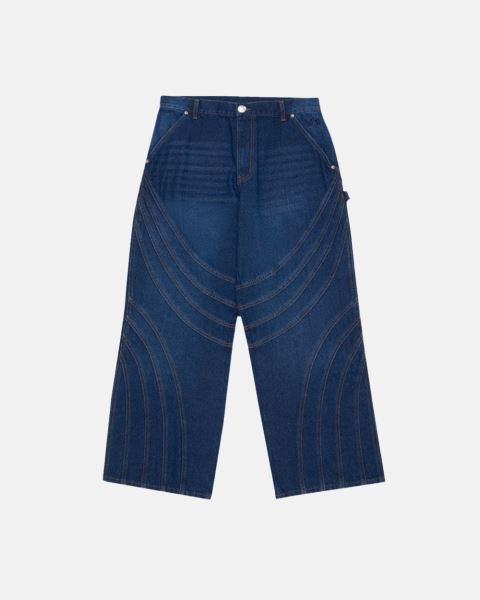 Cold Culture V1 Maze Pants Blue | 87391-XBWC