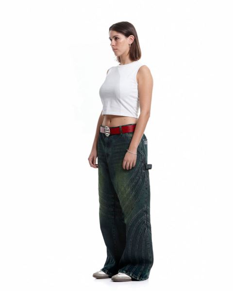 Cold Culture V1 Maze Pants Green Blue | 07569-SLFI
