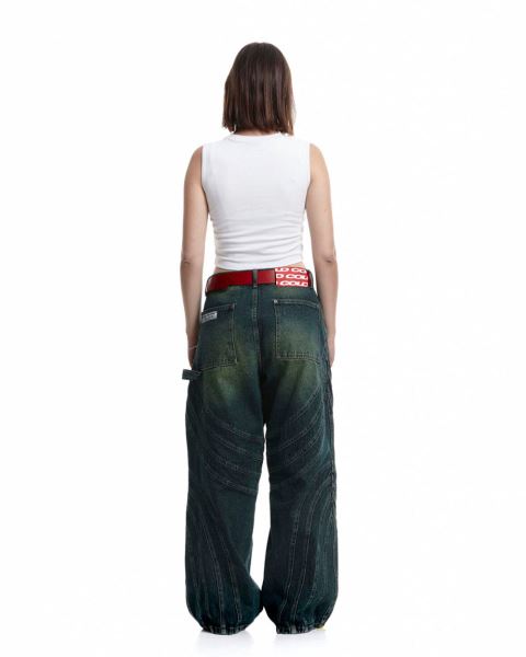 Cold Culture V1 Maze Pants Green Blue | 07569-SLFI