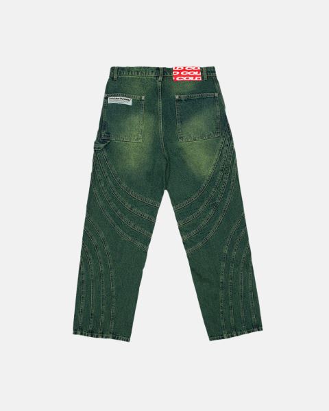 Cold Culture V1 Maze Pants Green Blue | 07569-SLFI