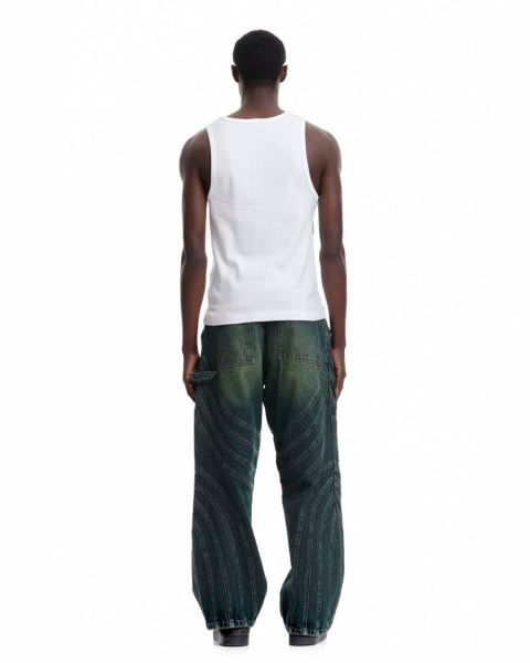 Cold Culture V1 Maze Pants Green Blue | 07569-SLFI