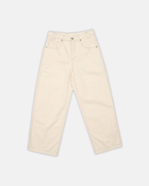 Cold Culture V2 Text-pocket Pants White | 01629-DIRN