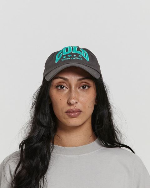 Cold Culture Varsity Caps Grey | 93058-OAPY