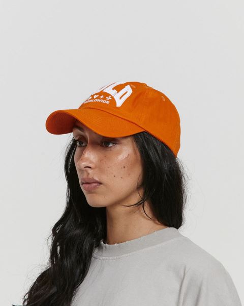 Cold Culture Varsity Caps Orange | 86043-IHPZ
