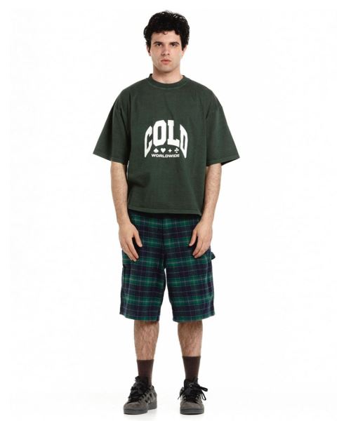 Cold Culture Varsity T Shirt Green | 57498-OKHD