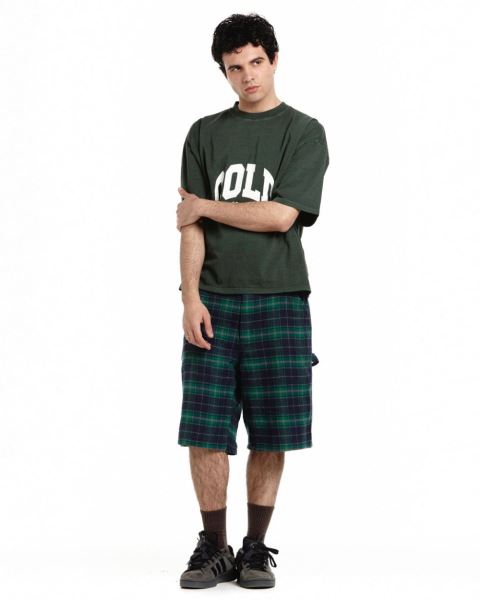 Cold Culture Varsity T Shirt Green | 57498-OKHD