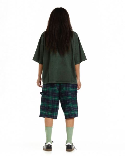 Cold Culture Varsity T Shirt Green | 57498-OKHD