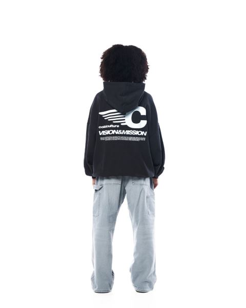 Cold Culture Vision Mission Hoodie Black | 85794-NZAG