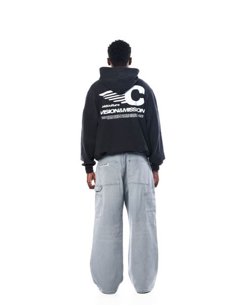 Cold Culture Vision Mission Hoodie Black | 85794-NZAG