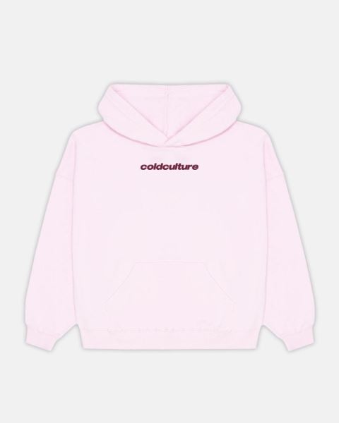 Cold Culture Vision Mission Hoodie Pink | 61045-EMUX